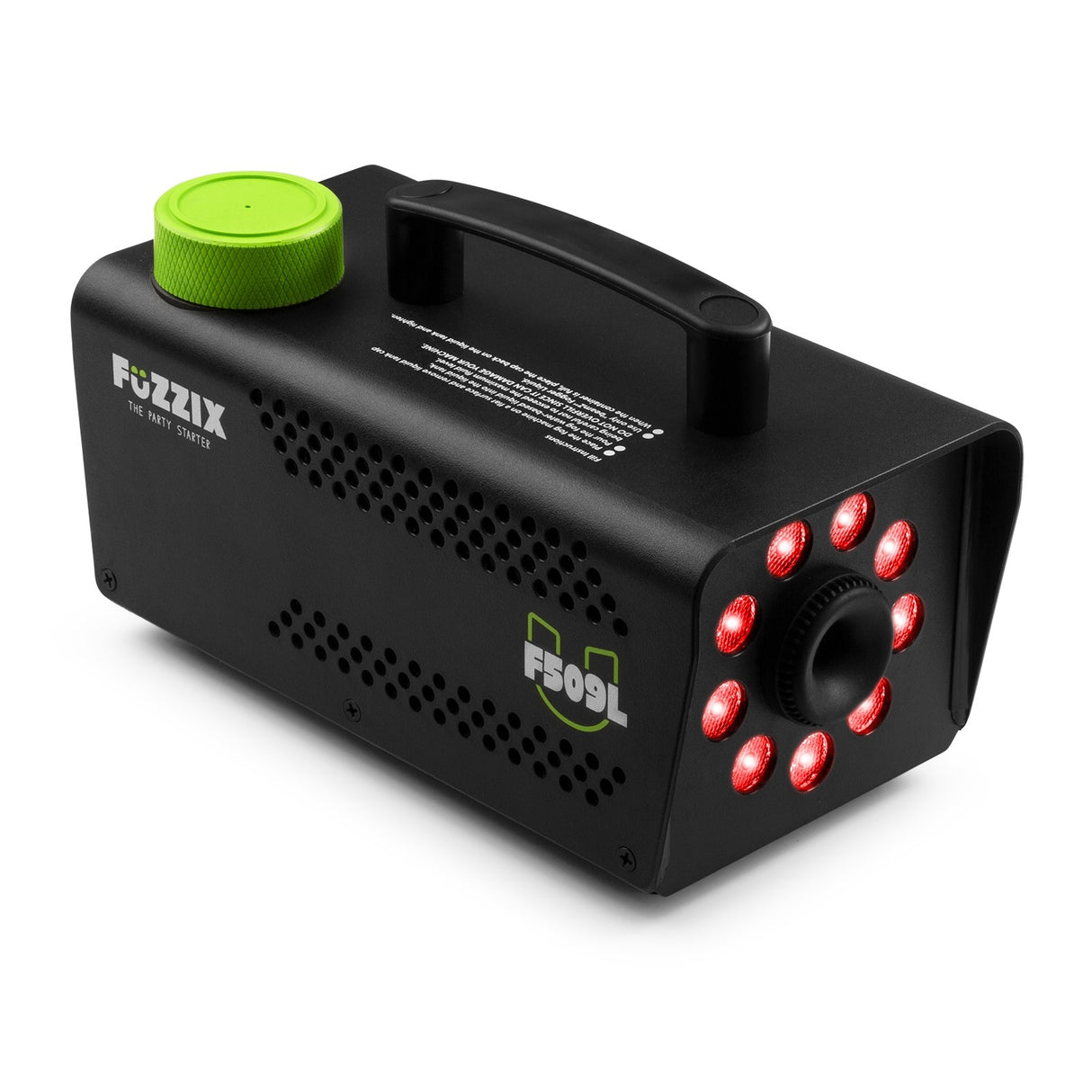 Fuzzix F509L Party Rookmachine – 500W met 9x RGB LED’s en Draadloze Afstandsbediening