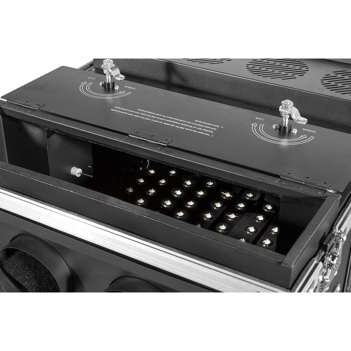 beamZ LF6000 Professionele Low Fog Machine – Ultrasoon, Dubbele Output & Flightcase