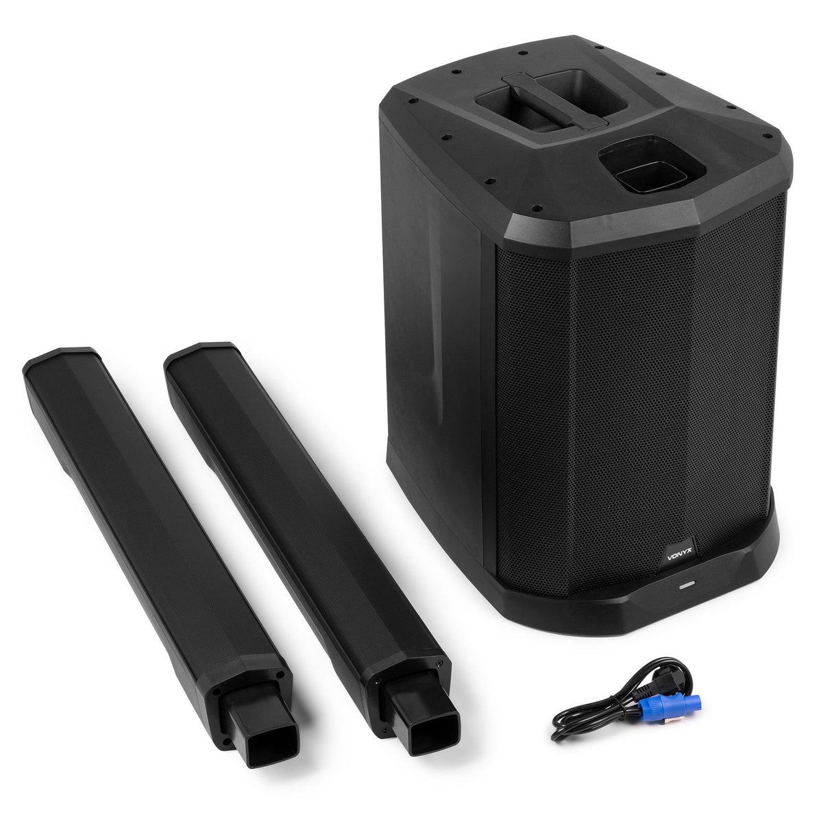 VONYX VX822 Kolom Geluidssysteem 1800W met Bluetooth 5.0, USB Speler en DSP Processor