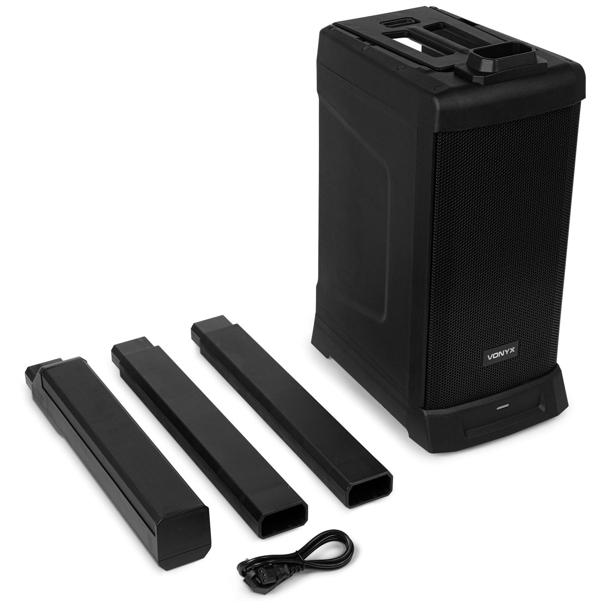 VONYX VX820 Kolom Geluidssysteem 400W met Bluetooth 5.0, DSP en 4-Kanaals Mixer
