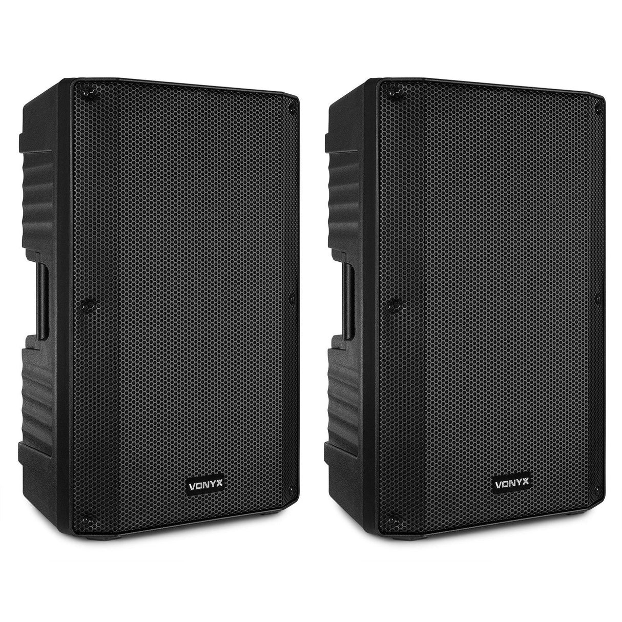 VONYX VSA120S 800W Actieve Stereo Speakerset met Bluetooth, USB Speler en 12 inch Woofers