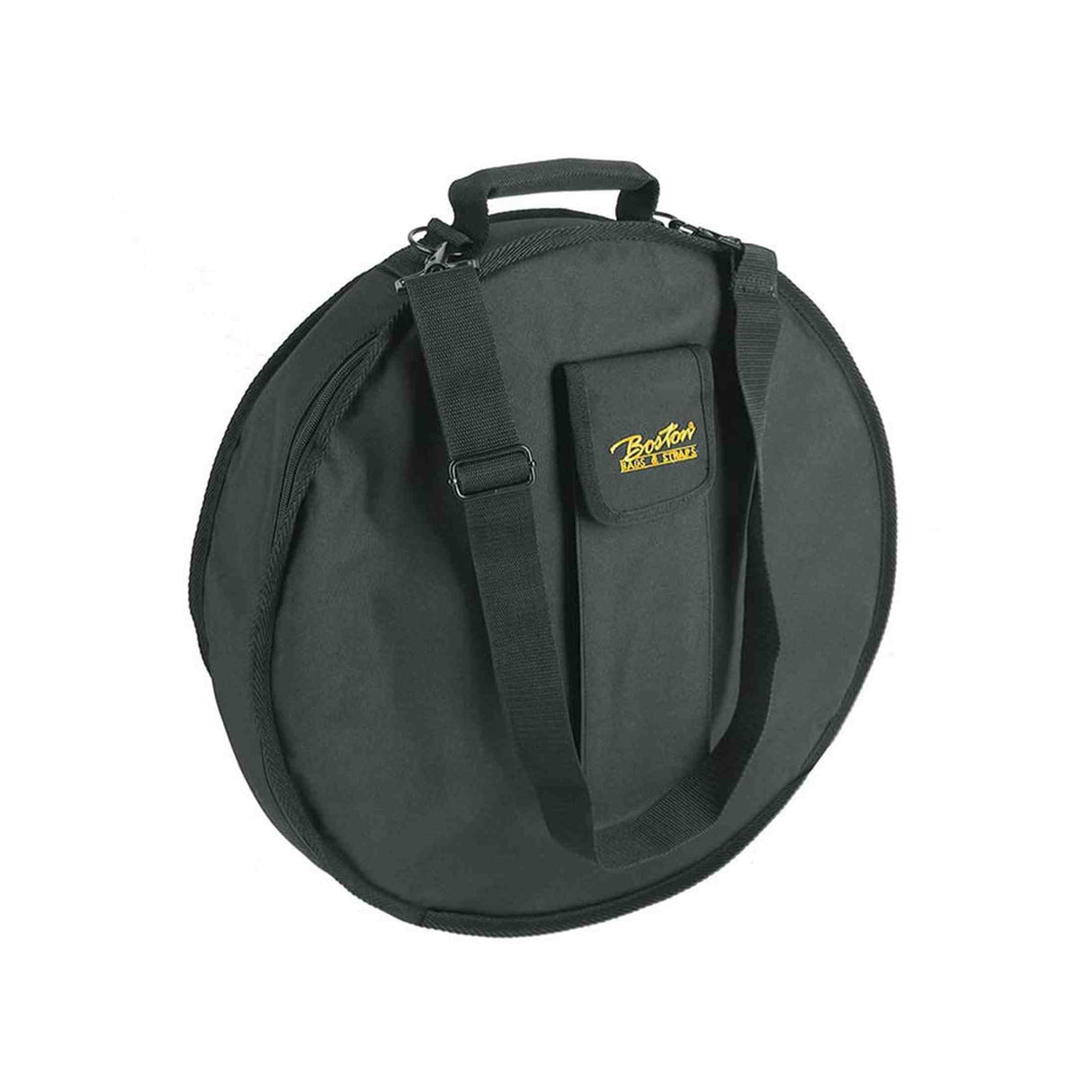 Boston BOB-18 Gigbag voor bodhran, 18", zwart cordura, 10 mm gevoerd, met riem en accessoiresvak
