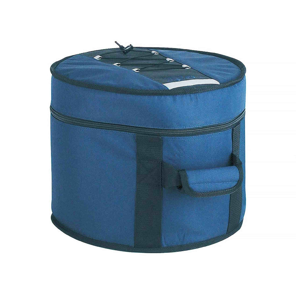 Boston DBL-13-T Deluxe gigbag voor tom 13", zwart-blauw, 15 mm gevoerd hardfoam