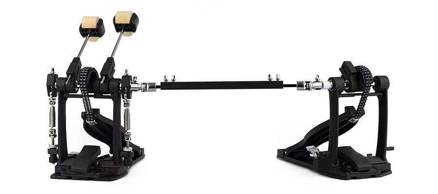 Hayman BDP-200 Dubbel bassdrumpedaal, dubbele ketting, semi-professioneel model