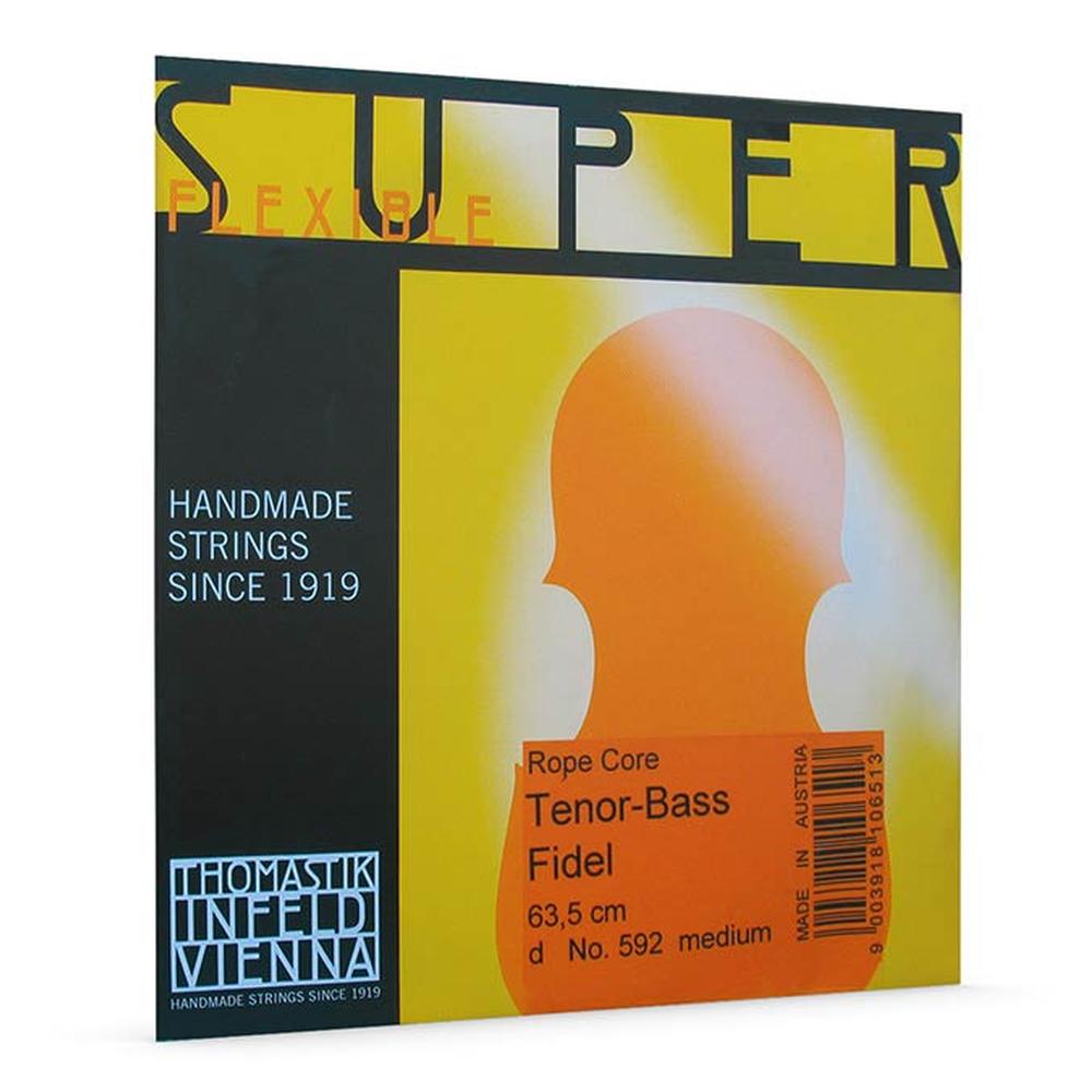 Thomastik Infeld TH-592 D-2 string for tenor/bass vielle fiddle , 63,5cm vibr rope core, chrome