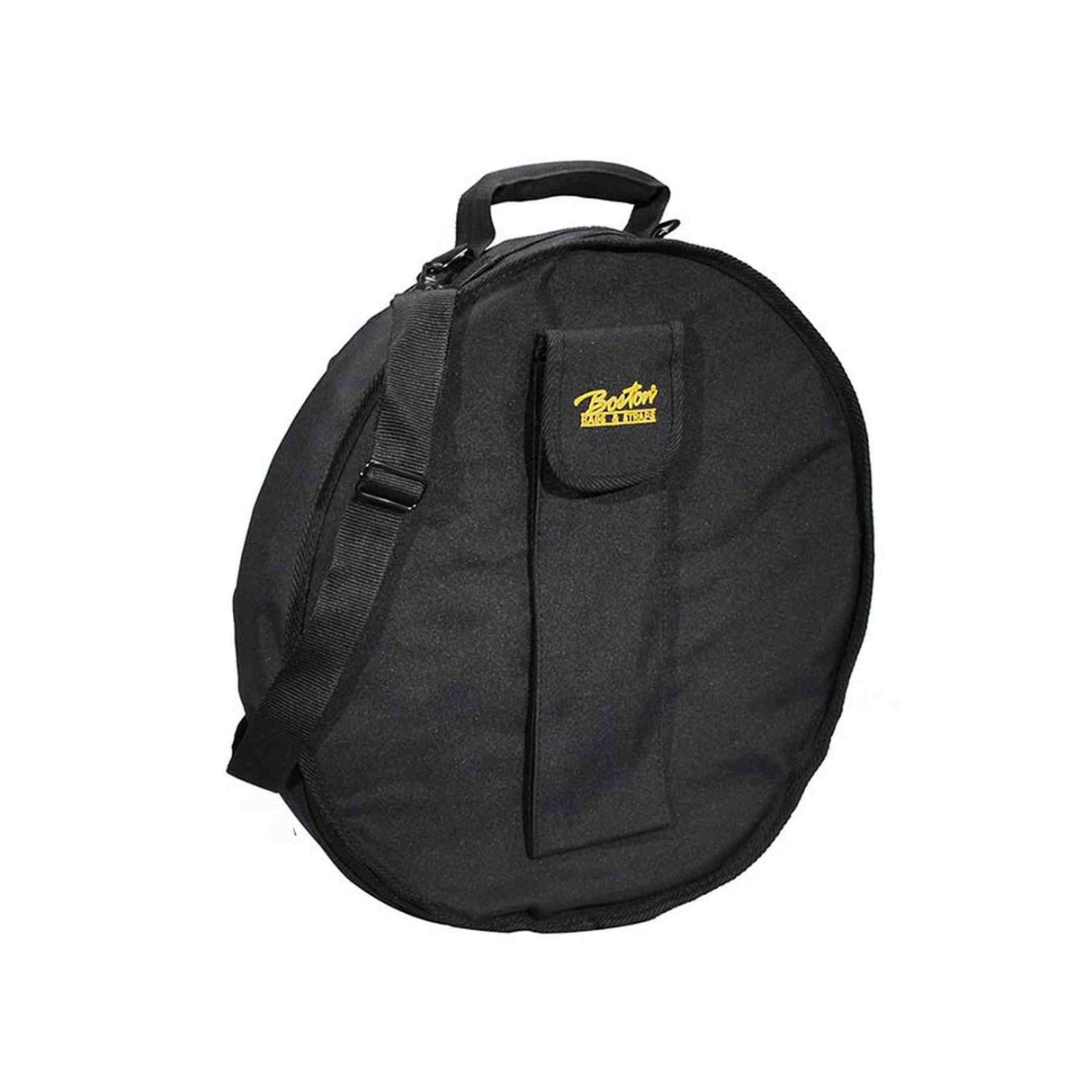 Boston BOB-16 Gigbag voor bodhran, 16", zwart cordura, 10 mm gevoerd, met riem en accessoiresvak