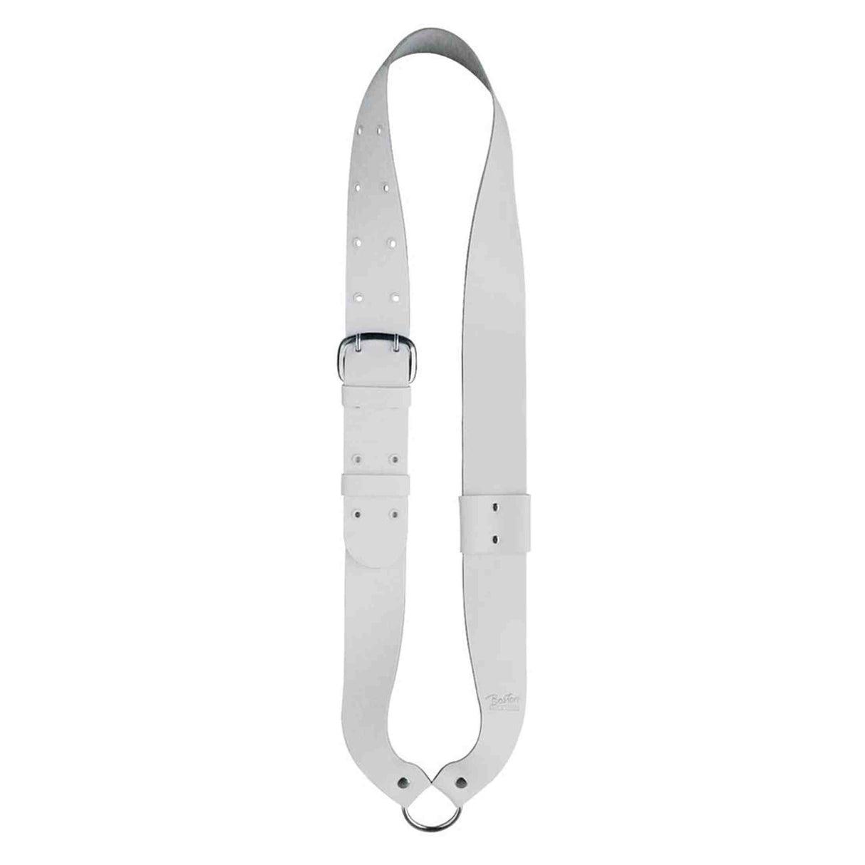 Boston SB-10 Bandelier voor kleine trom, leder, wit