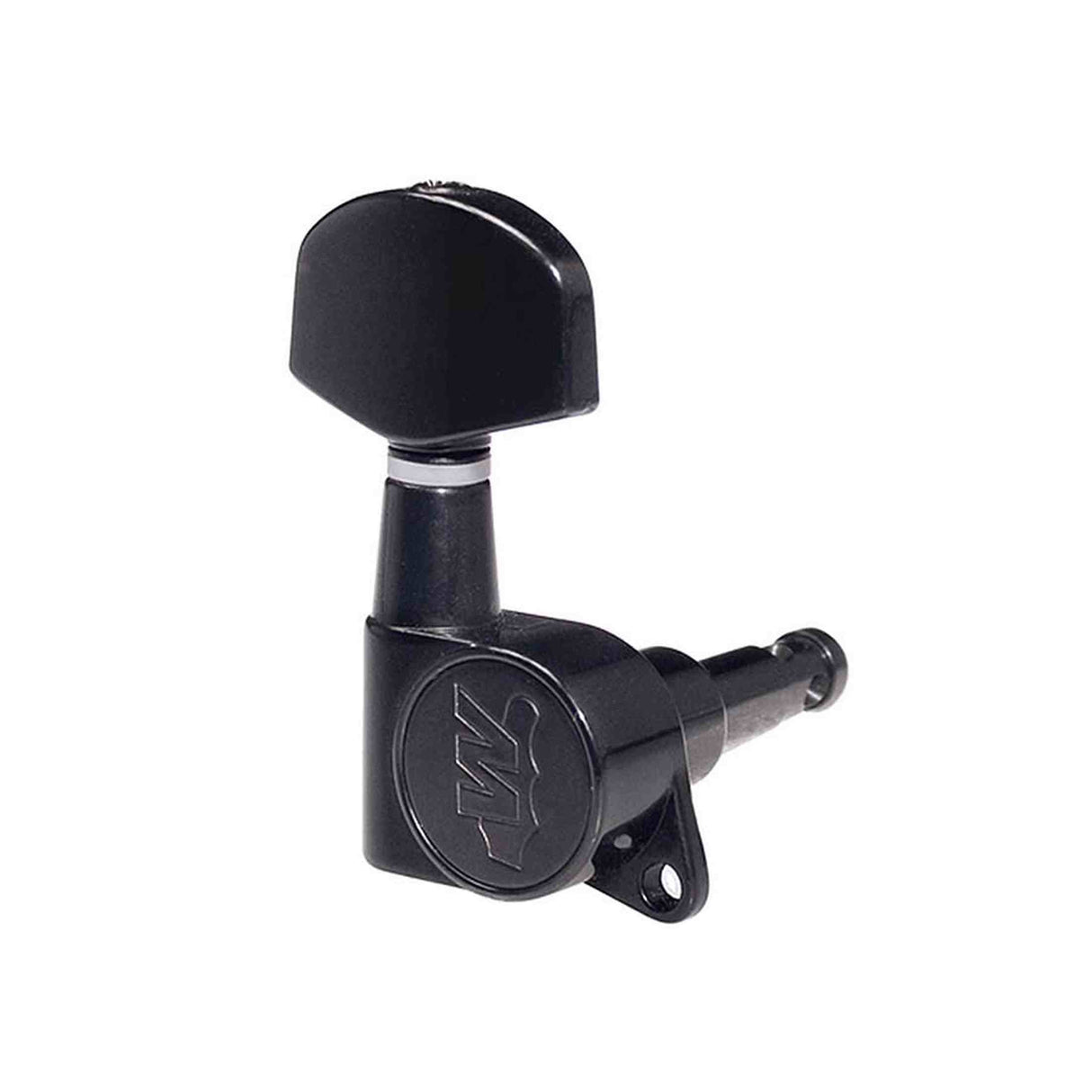 Wilkinson 191-BL Stemmechanieken voor gitaar, die cast, 6x links, zwart, low gearing 19:1