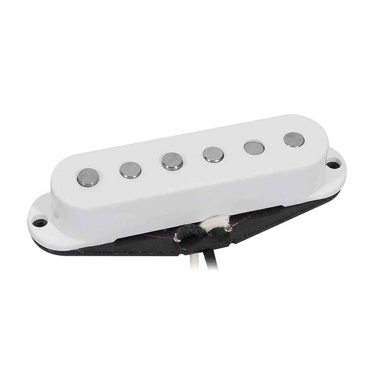 Boston VSC-57-BWH Single Coil Pickup - Alnico 5 staafmagneten, zwarte fiber bobbin, gewaxte Formvar draad