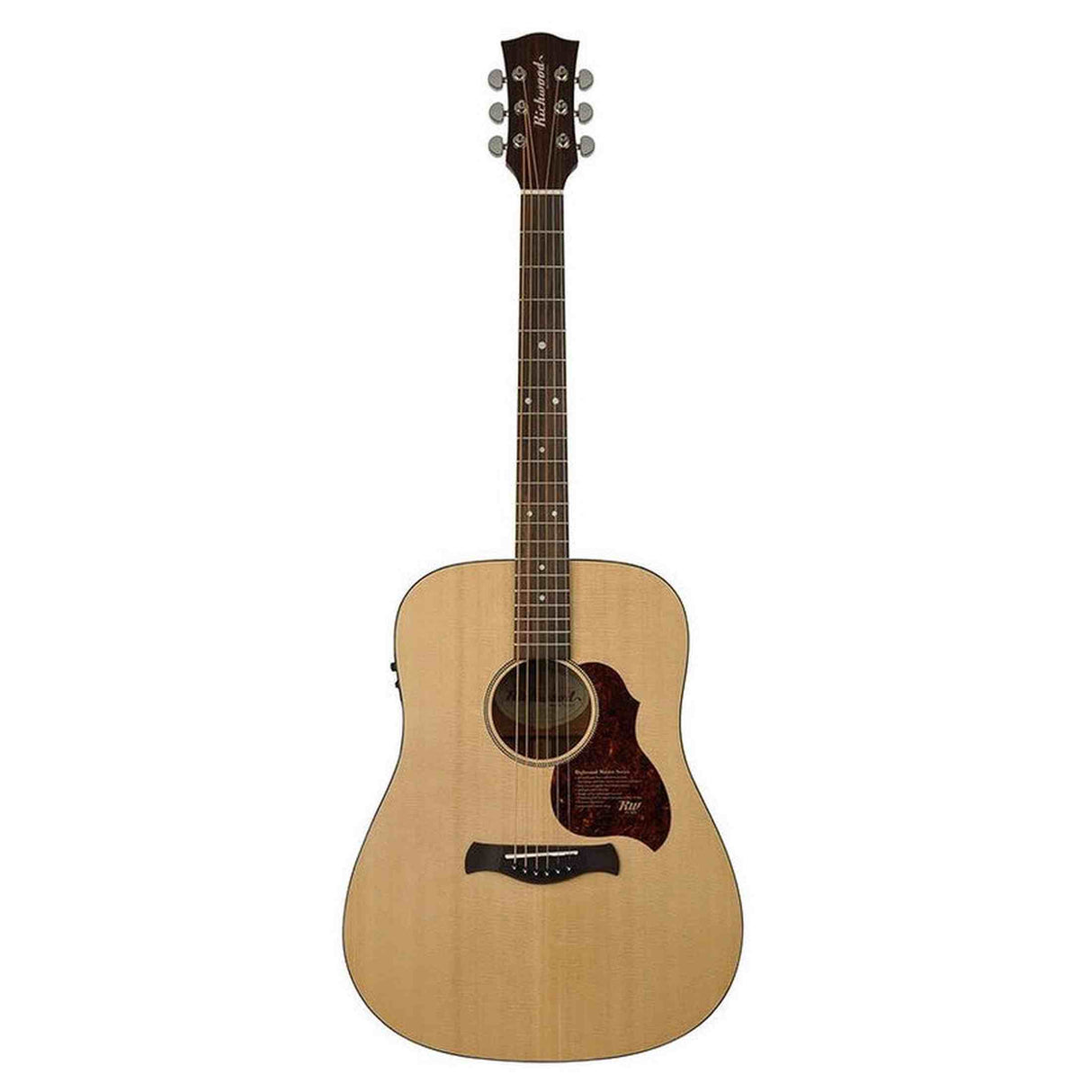 Richwood D-20-E Master Series Dreadnought Gitaar met Element – Inclusief Stemapparaat & Luxe Standaard