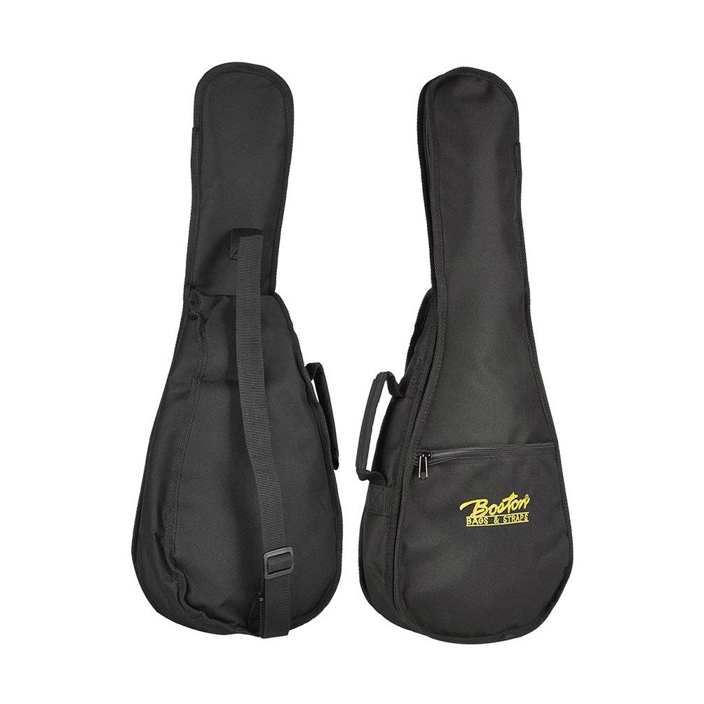 Boston UKS-06 Gigbag voor Sopraan Ukelele – 6 mm Voering, Nylon, Zwart