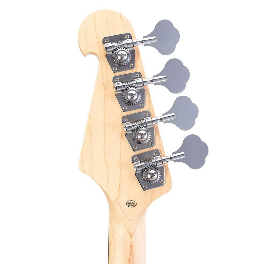 SX BD2/BK Standard Series P-Style Elektrische Basgitaar Zwart