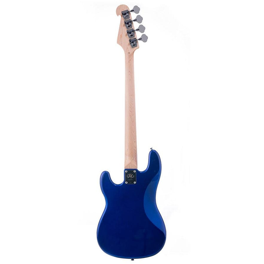 SX BD2/EB Standard Series P-Style Elektrische Basgitaar Electric Blue