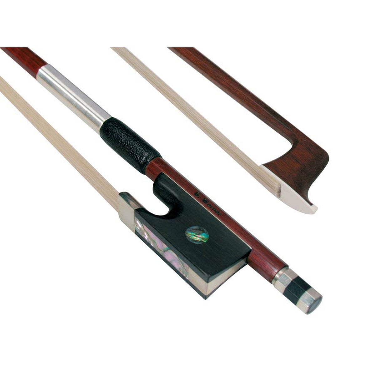 Dörfler DV17 vioolstrijkstok 4/4, pernambuco, groot single oog, met hiel, achthoekig