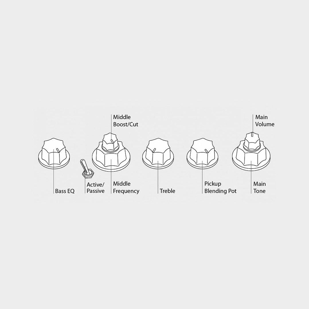 Sire V3+ 4/MA Marcus Miller 2nd Gen Basgitaar Natural Mahogany