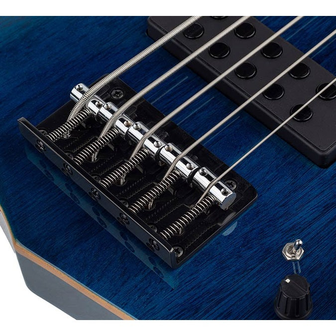 Sire M2+ 5/TBL Marcus Miller 5-Snarige Basgitaar Transparent Blue