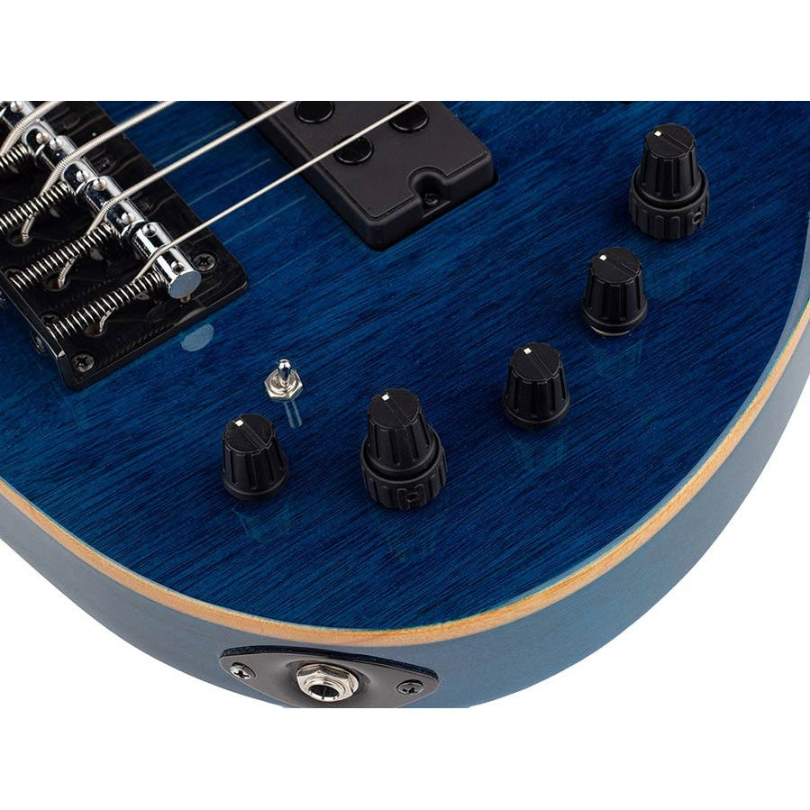 Sire M2+ 5/TBL Marcus Miller 5-Snarige Basgitaar Transparent Blue