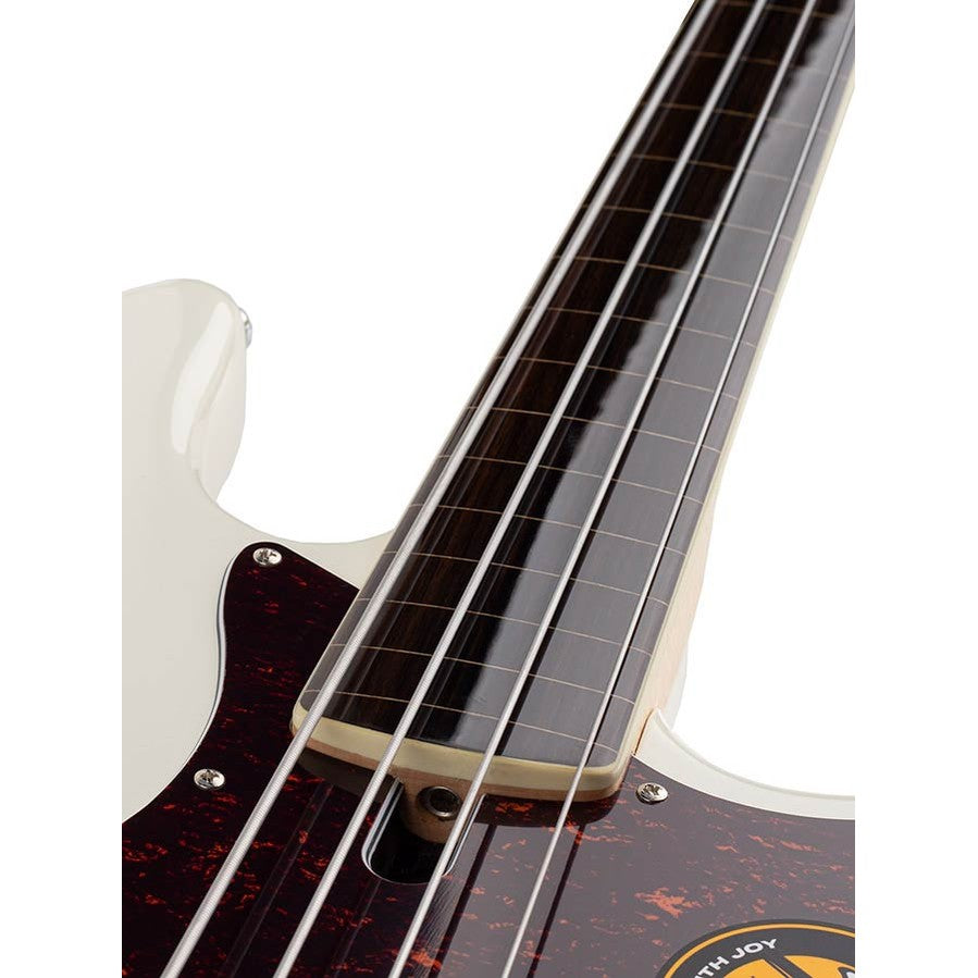 Sire V7+ A4F/AWH Marcus Miller 2nd Gen fretless 4-snarige basgitaar Antique White