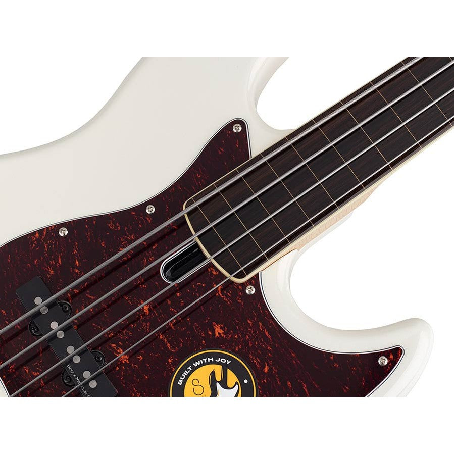 Sire V7+ A4F/AWH Marcus Miller 2nd Gen fretless 4-snarige basgitaar Antique White