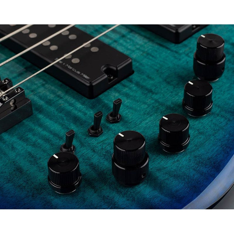 Sire M7+ A4/TBL Marcus Miller 4-Snarige Basgitaar Transparent Blue