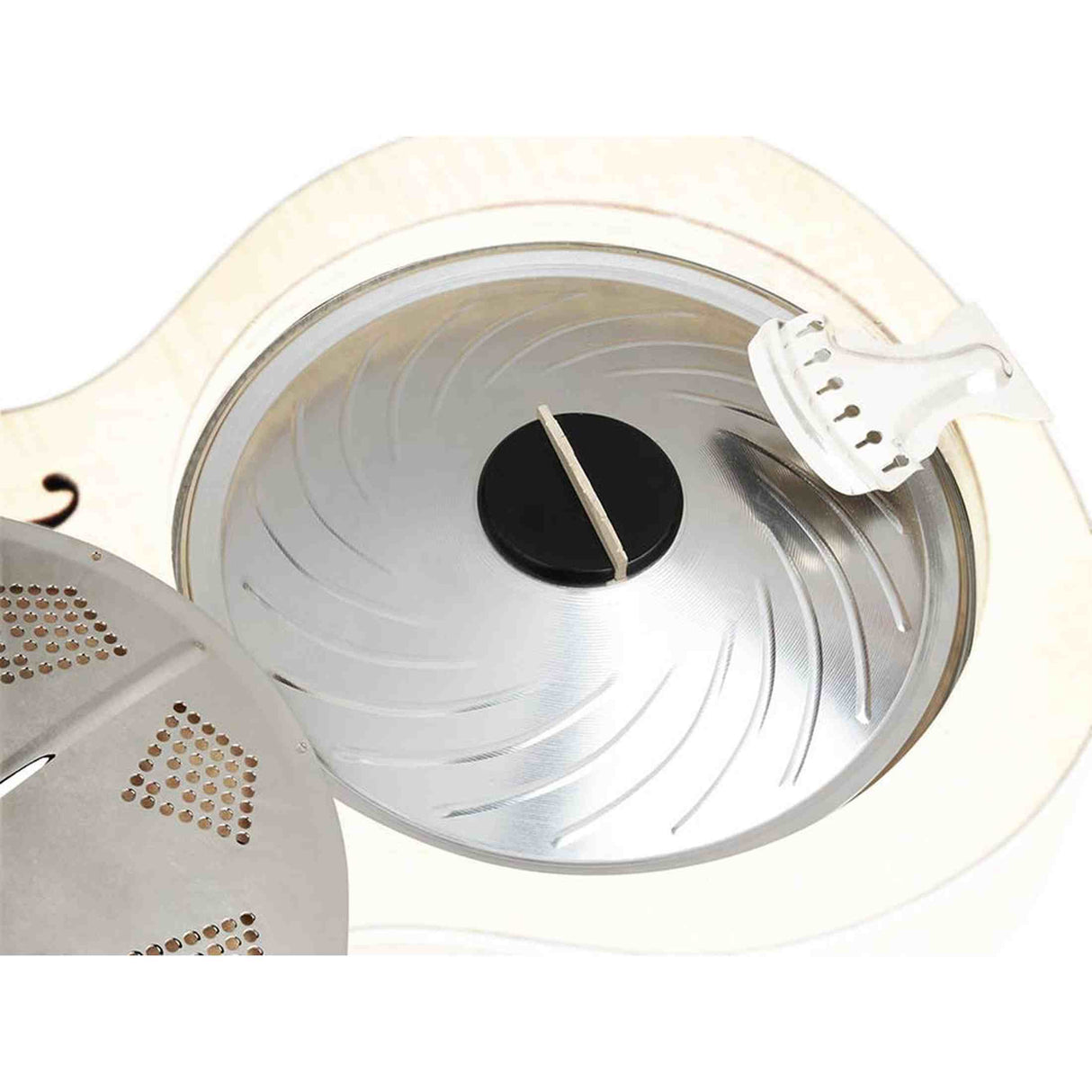 Royall WE14/NI West End Resonator 14-Fret – Bell Brass, Etched Nickel, Biscuit Cone, Softcase