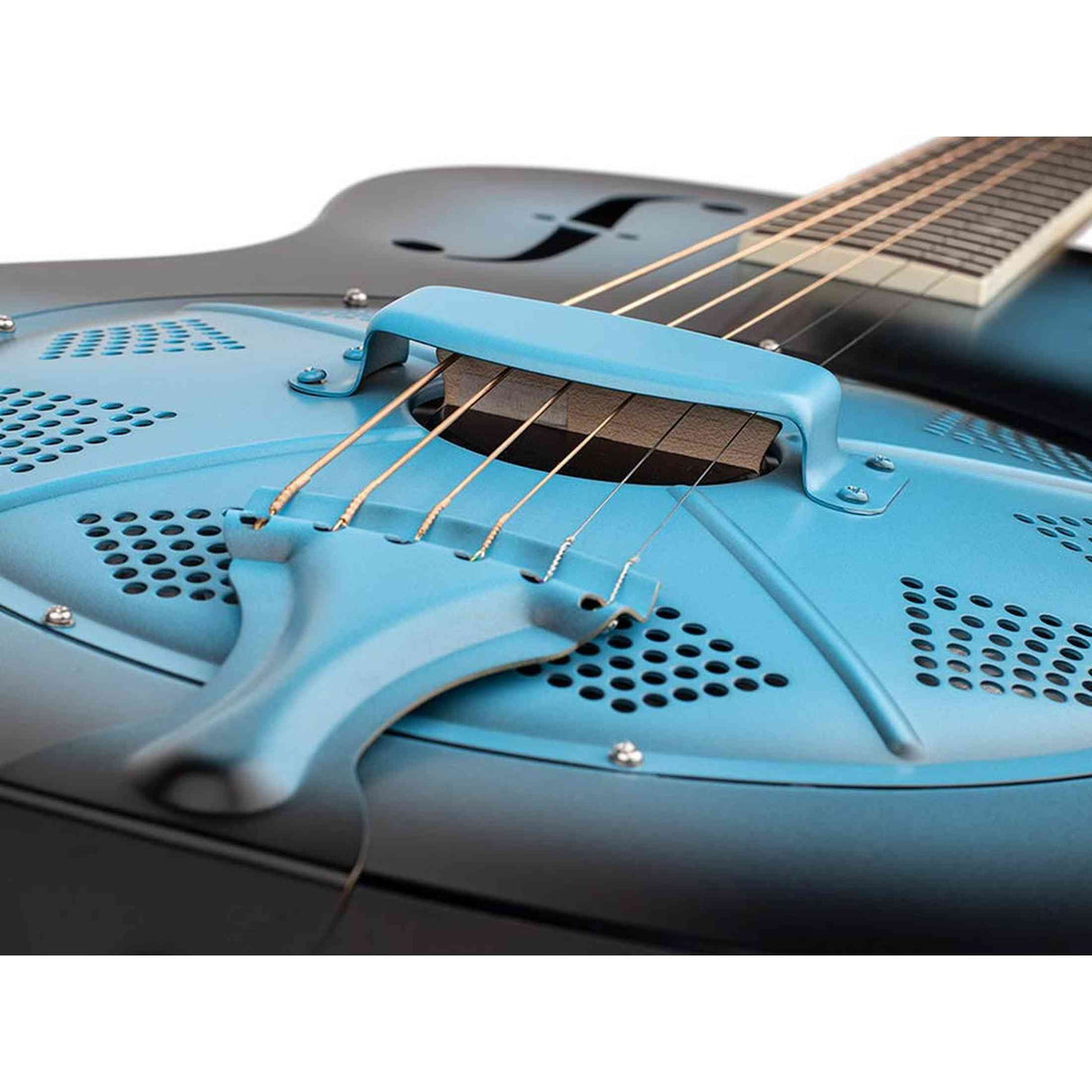 Royall PB12/ANI Pony Boy Resonator 12-Fret – Staal, Antique Finish, Biscuit Cone, Softcase