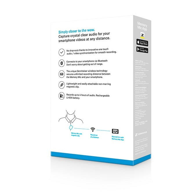 Sennheiser MEMORYMIC Professionele Condensatormicrofoon voor Smartphone