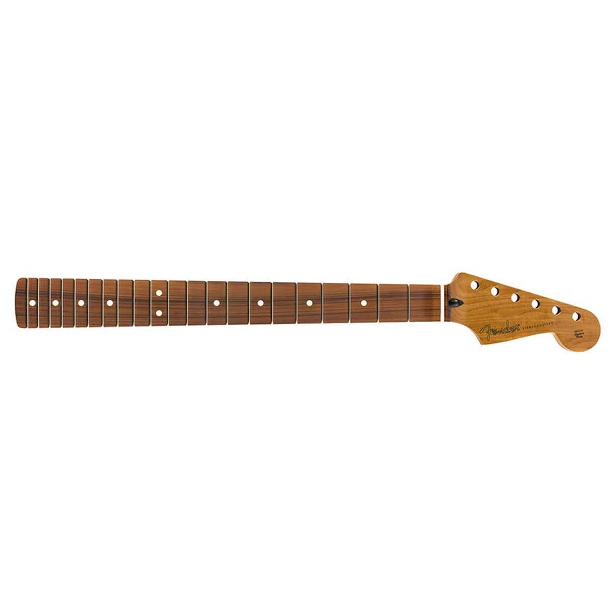 Fender 990503920 roasted maple Stratocaster neck, 21 narrow tall frets, 9.5" radius, pao ferro, C shape, MIM