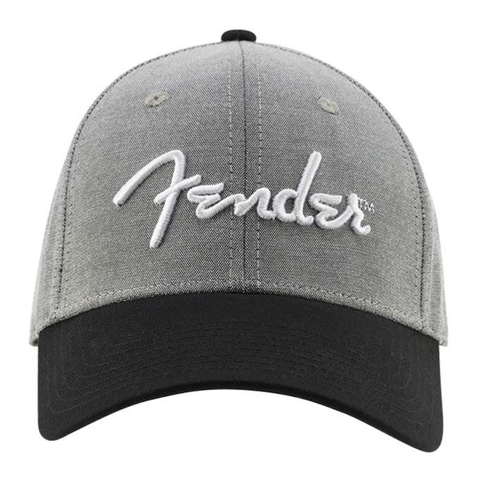 Fender 9190121000 Hipster Dad Hat – Grijs/Zwart, One Size