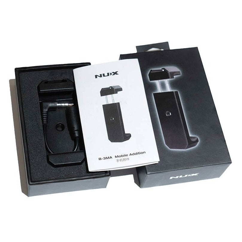 NUX B-3MA universele telefoon houder met 3.5mm TRS naar TRRS