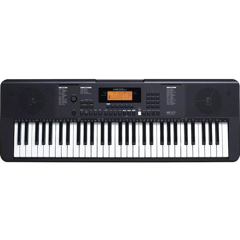 Medeli MK200 Keyboard – 61 Aanslaggevoelige Toetsen met 585 Klanken en USB-MIDI