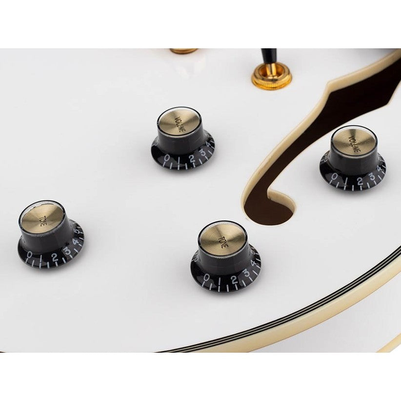 Sire Guitars H7/WH Elektrische archtop gitaar wit