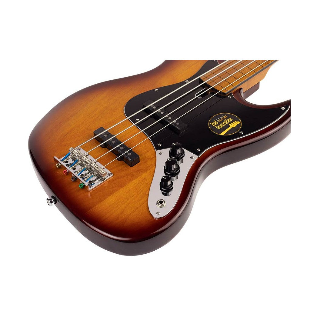 Sire V5 A4F/TS Marcus Miller Fretless 4-snarige Basgitaar Tobacco Sunburst