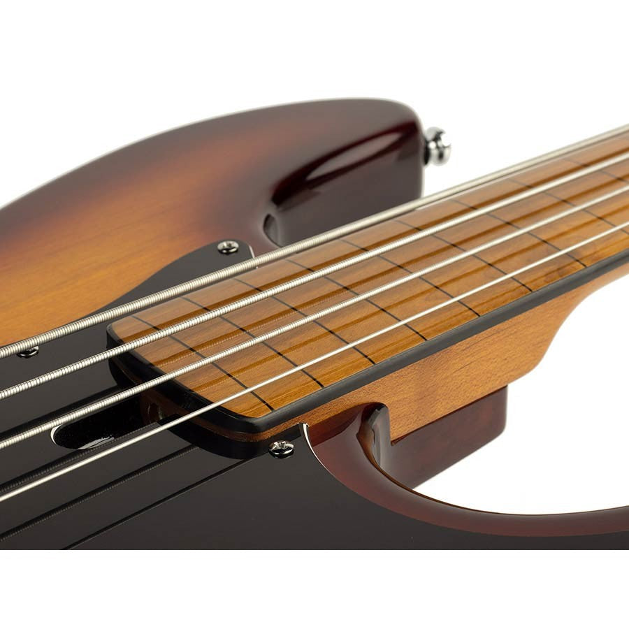 Sire V5 A4F/TS Marcus Miller Fretless 4-snarige Basgitaar Tobacco Sunburst