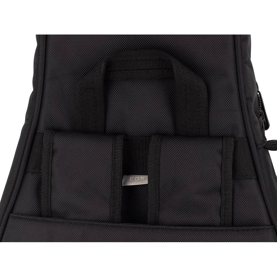 Boston EGB-545 Smart Luggage deluxe gigbag voor elektrische gitaar – luthier edition met logo-vrij voorvak