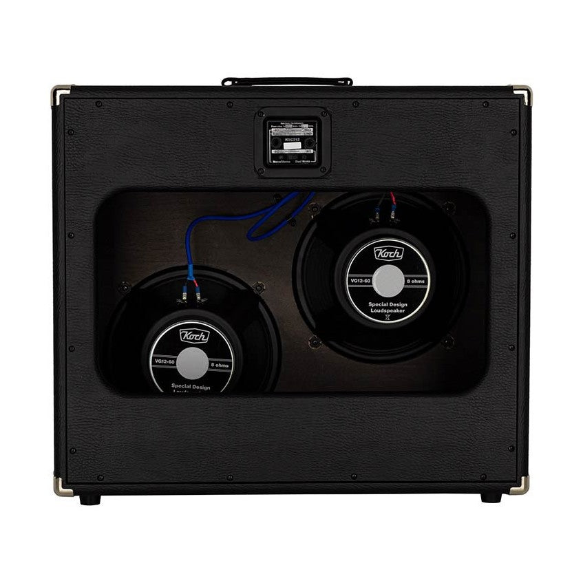 Koch KSC212OB/BB120 Speaker Cabinet – 2x12" 120W Open Back Gitaarcabinet in Zwart