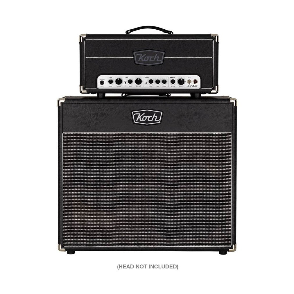Koch KSC212OB/BS180 Speaker Cabinet – 2x12" 180W Open Back Gitaarcabinet met Zilver Speakerdoek