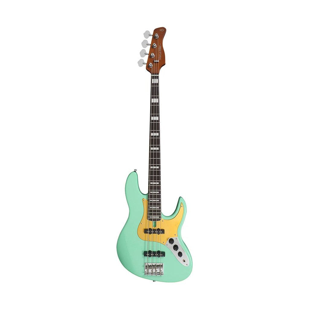 Sire V5.24 A4/MLG Marcus Miller 24-fret Passieve 4-snarige Basgitaar Mild Green
