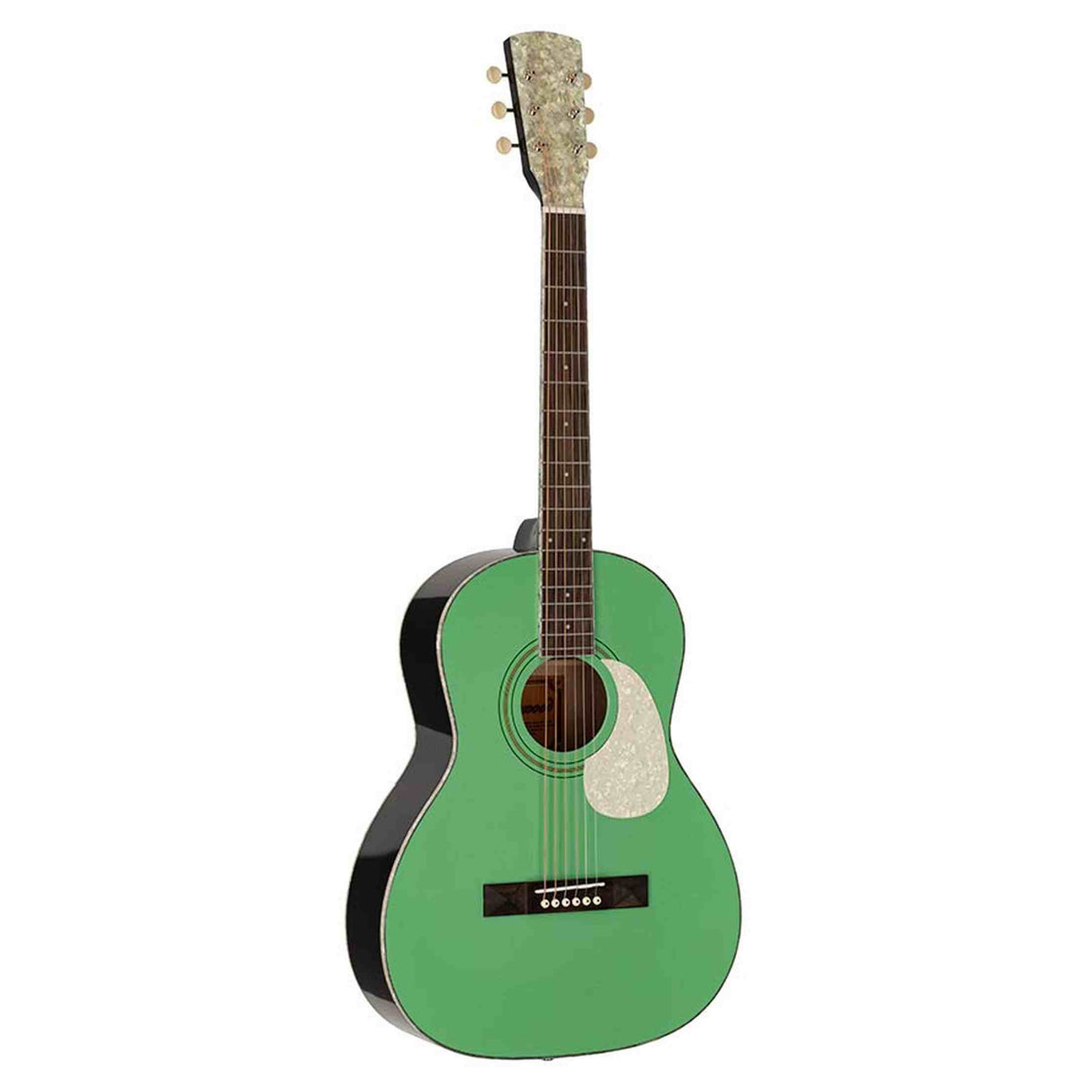 Richwood HSP-55-GN Heritage Series Parlor massief sparren bovenblad mintgroen hoogglans