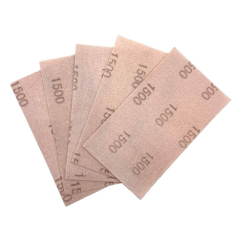 NitorLACK Flex Latex Schuurvellen 130 x 75 mm – Set van 5 stuks