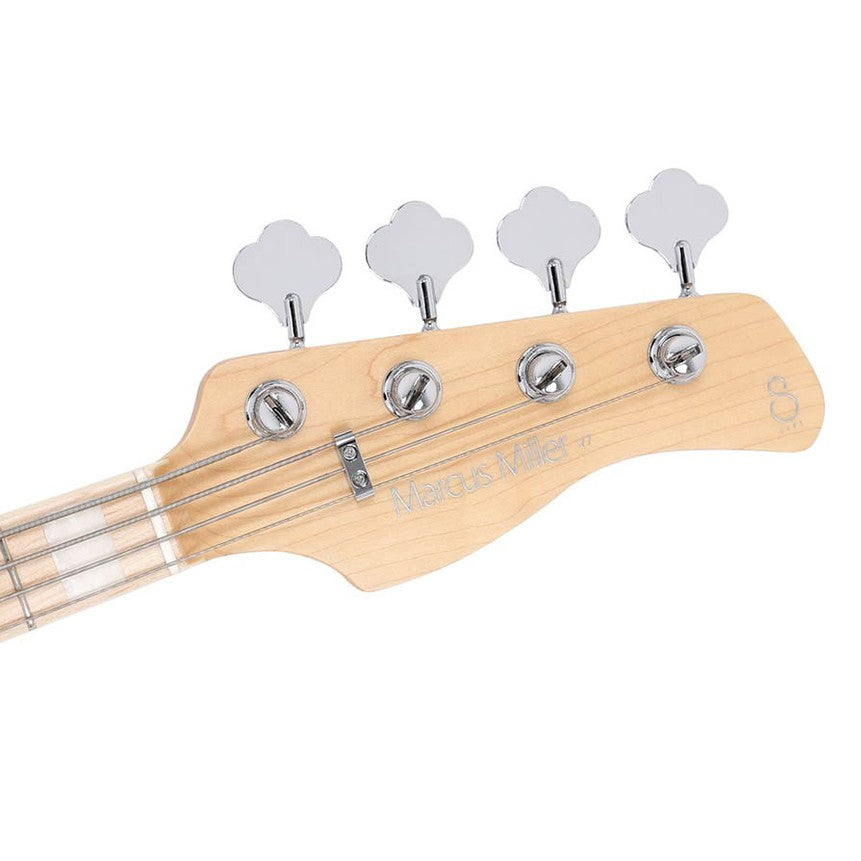 Sire V7 SR4/TGRS Marcus Miller Reissue swamp ash 4-snarige actieve basgitaar Transparent Green Satin