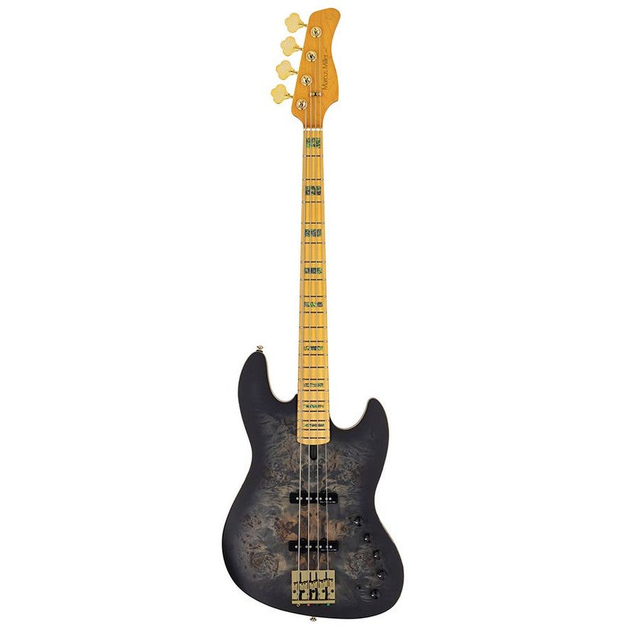 Sire V10 4/TBKS Marcus Miller 4-snarige actieve basgitaar Transparent Black Satin