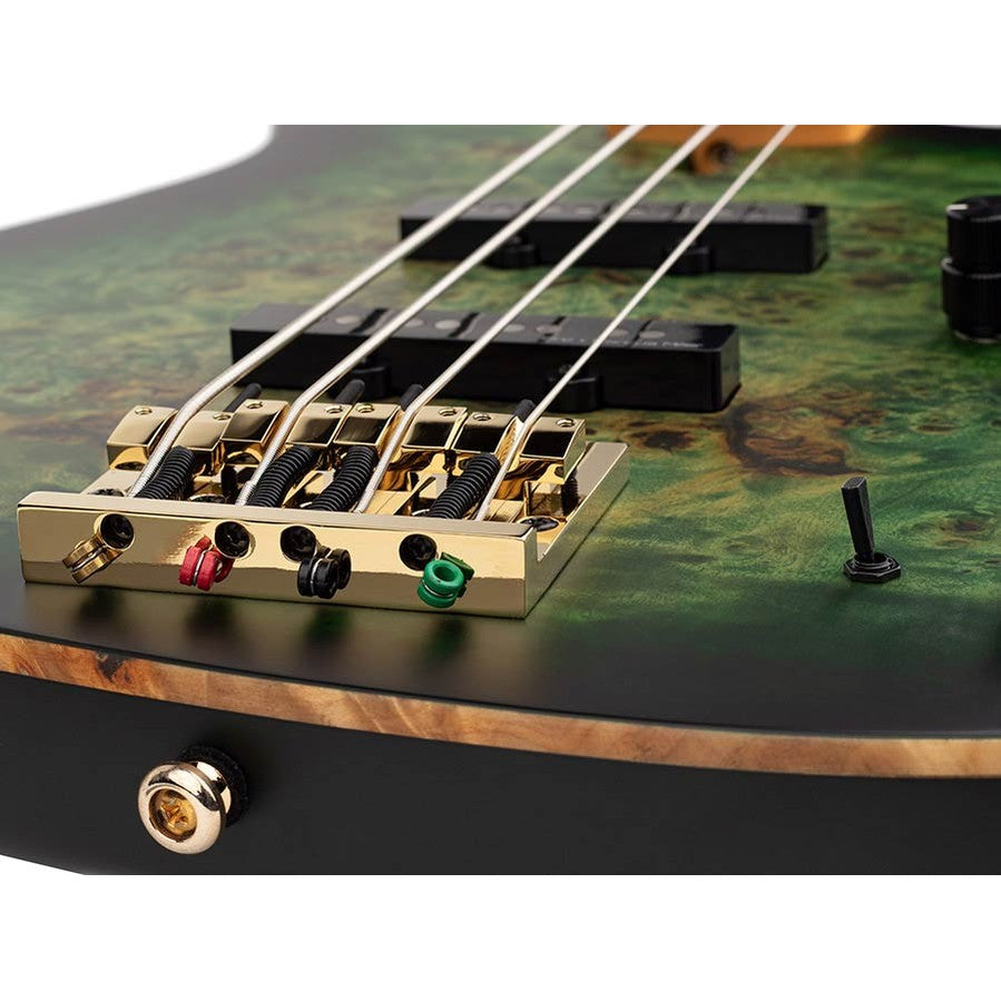 Sire V10 4/TGRS Marcus Miller 4-snarige actieve basgitaar Transparent Green Satin