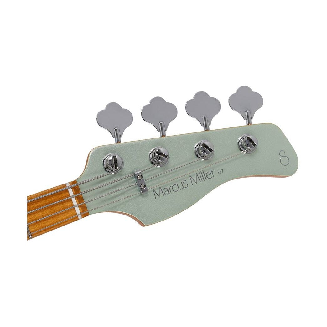 Sire U7 4/SGM Marcus Miller actieve 4-snarige basgitaar Surf Green Metallic