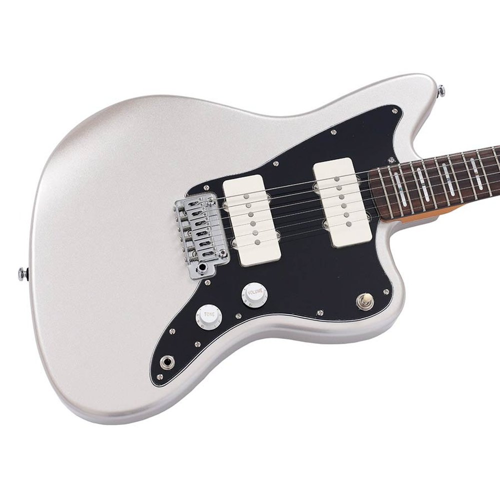 Sire Guitars J3/SV Mahonie elektrische gitaar J-stijl, zilver
