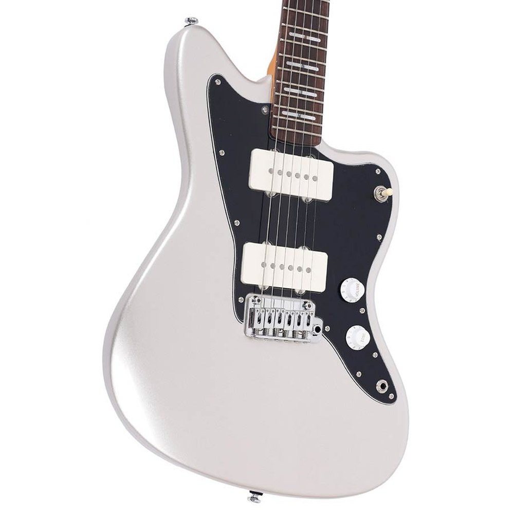 Sire Guitars J3/SV Mahonie elektrische gitaar J-stijl, zilver