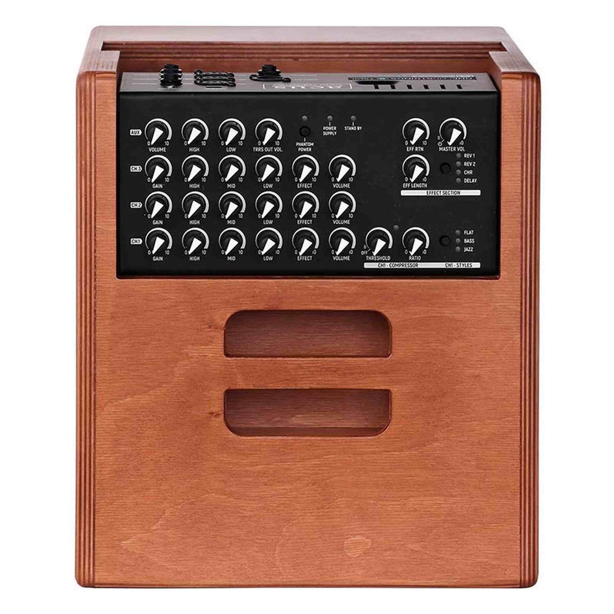 Acus ONE-8F akoestische instrumentenversterker 140W 3 kanalen naturel