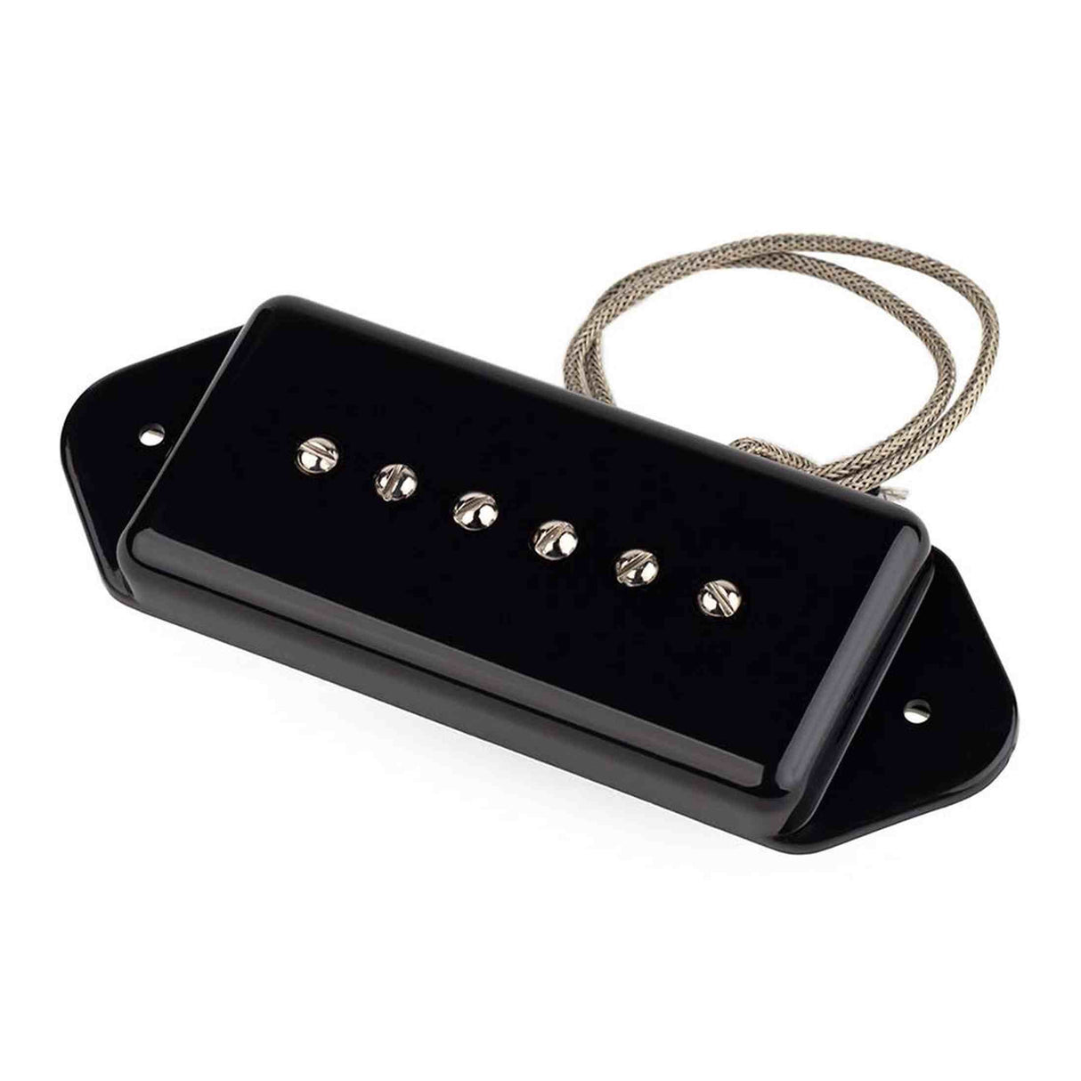 Lollar 103021111211 Single Coil Pickup - "P-90 Dogear hals", short, zwart
