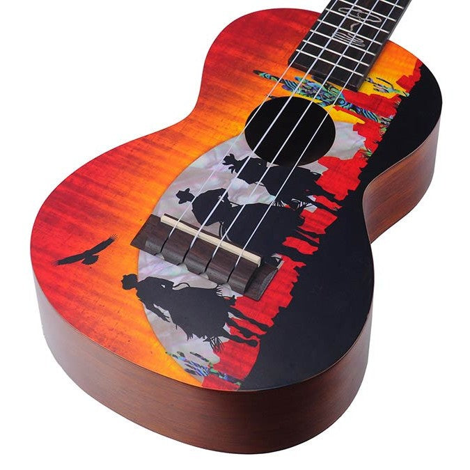 Mahalo MA2WW Artist Elite Series Concert Ukulele Wild West