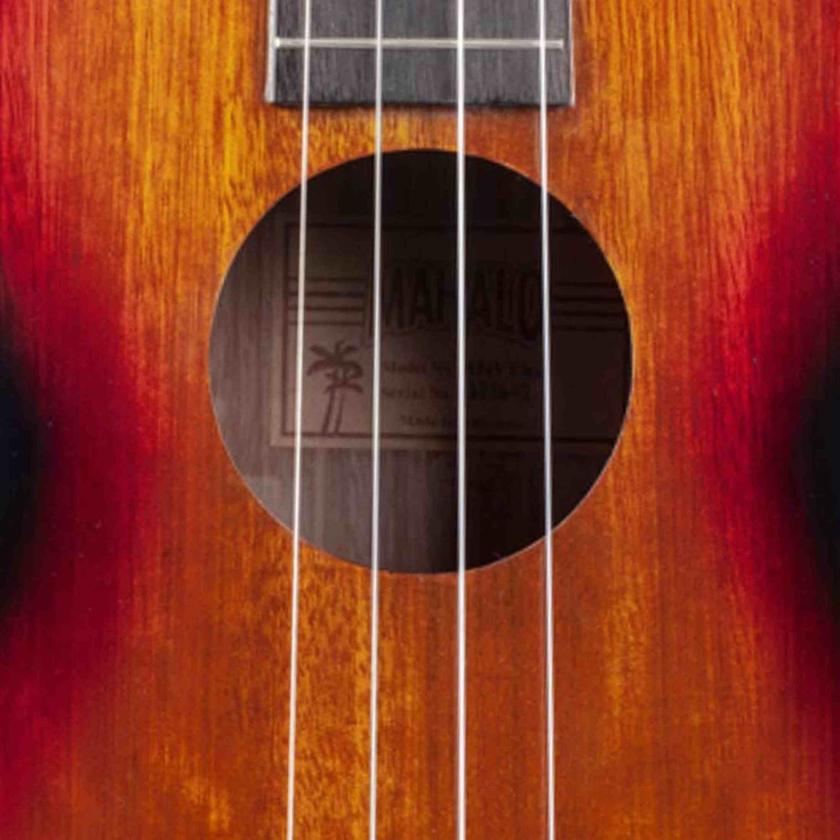 Mahalo MJ4VT3TS Java Series Bariton Ukulele 3-Tone Sunburst